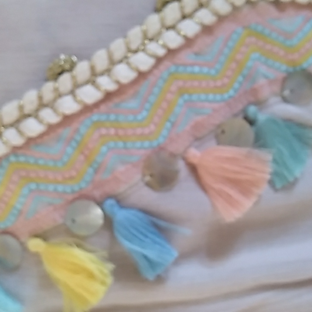 Soft Surroundings Natural Tassel Tunic - Picture 7 of 8